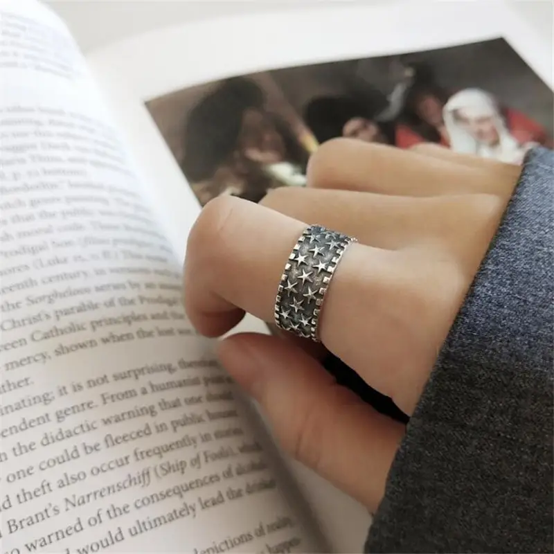 Vintage Starry Open Ring for Women Wholesale - Image 4