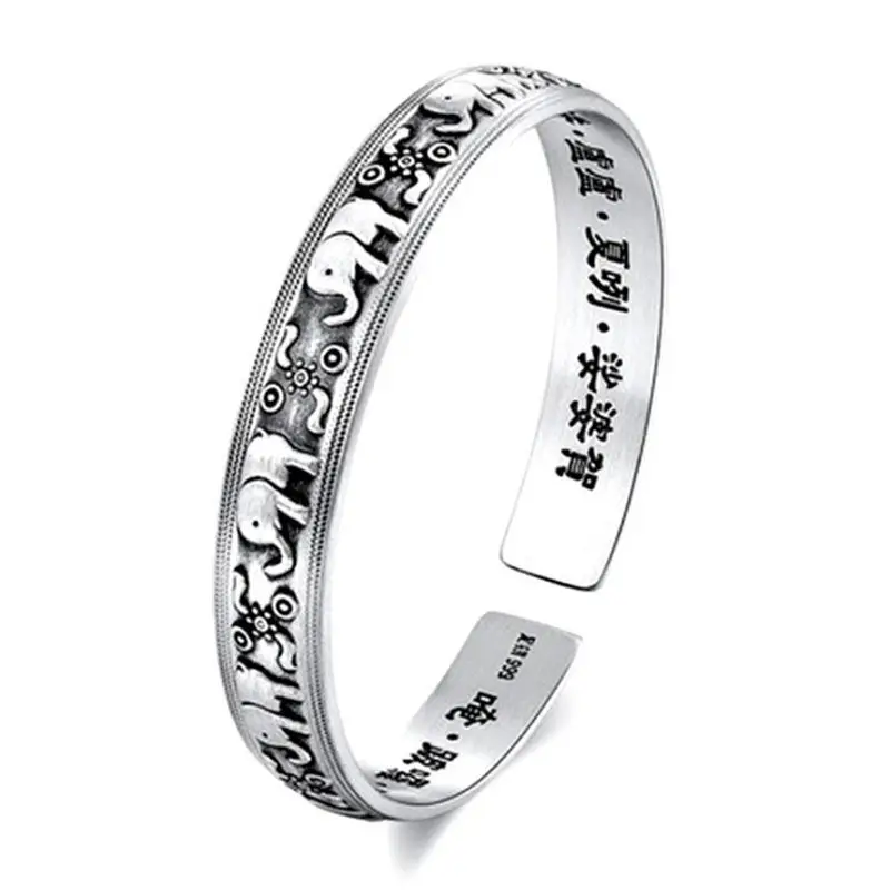 Korean Style Open Bracelet for Women with Elephant Design - Image 4
