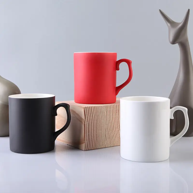 True Bone China Color Heat Transfer Cup White