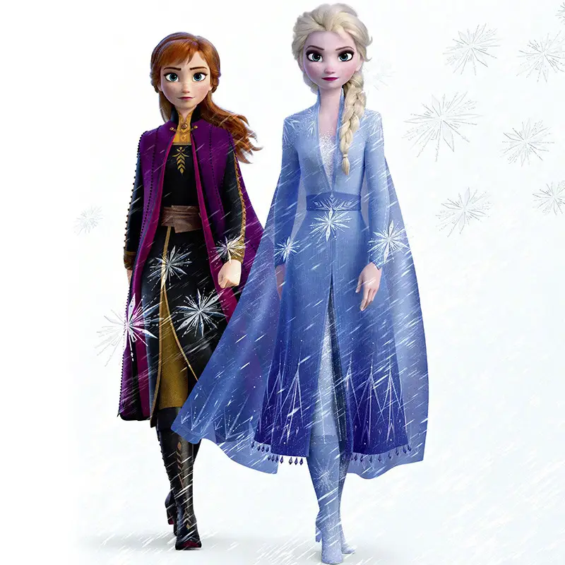 2025 Frozen Elsa Children's Dress Pink Tulle Skirt - Image 13
