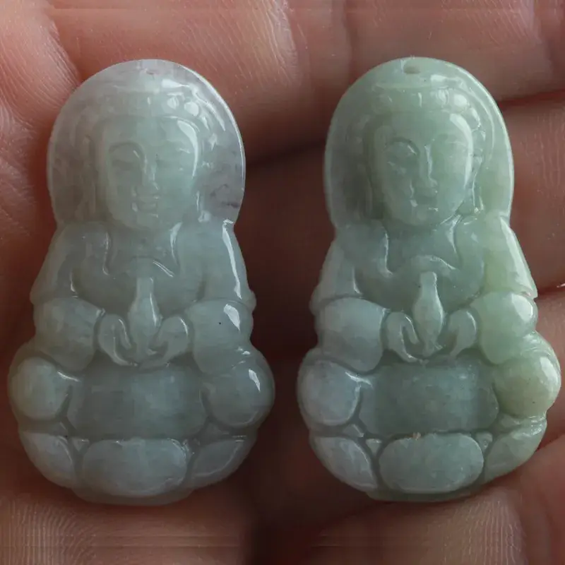 Smiling Buddha Jade Pendant for Men Women - Image 4