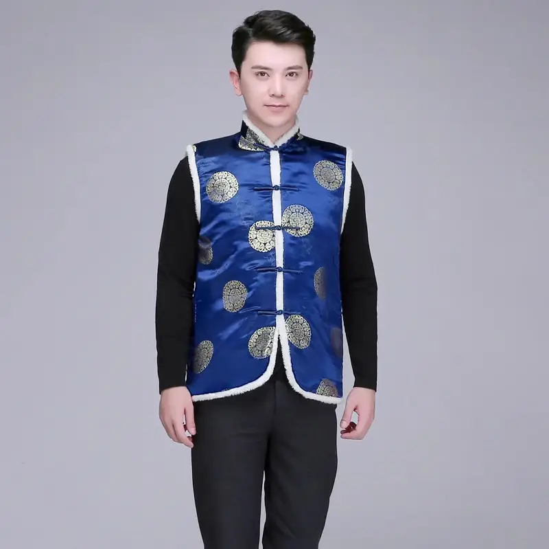 Men's Red Embroidered Tang Vest for Wedding & Festive Wear