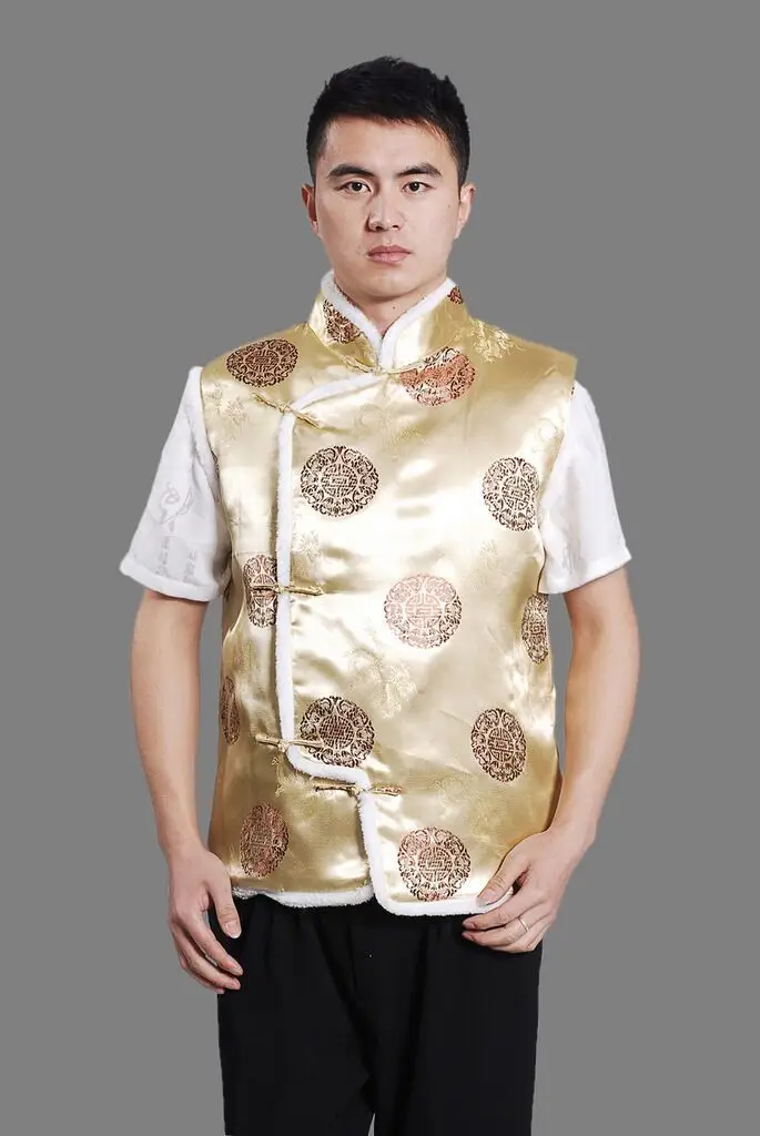 Men's Red Embroidered Tang Vest for Wedding & Festive Wear — feature 6