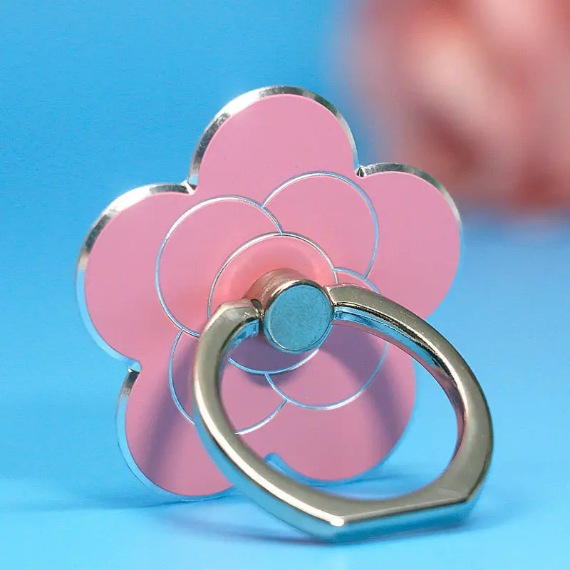 Mobile Phone Ring Buckle Holder All Metal Creative