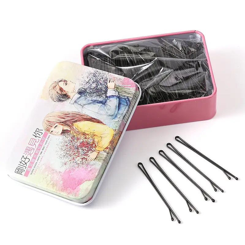 Black Hair Pins for Girls & Women - Premium Quality, Durable, Stylish