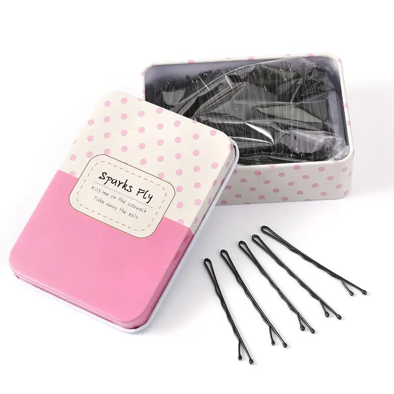 Black Hair Pins for Girls & Women - Premium Quality, Durable, Stylish