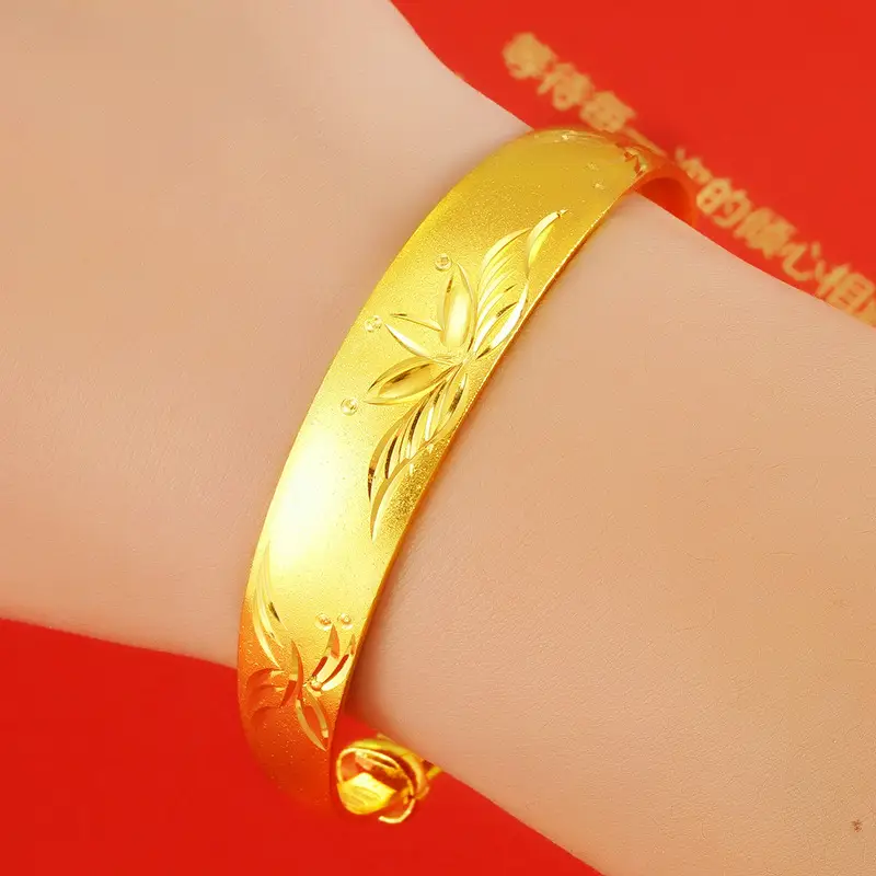 Vietnam Sand Gold Dragon Phoenix Bracelet 11mm - Image 6