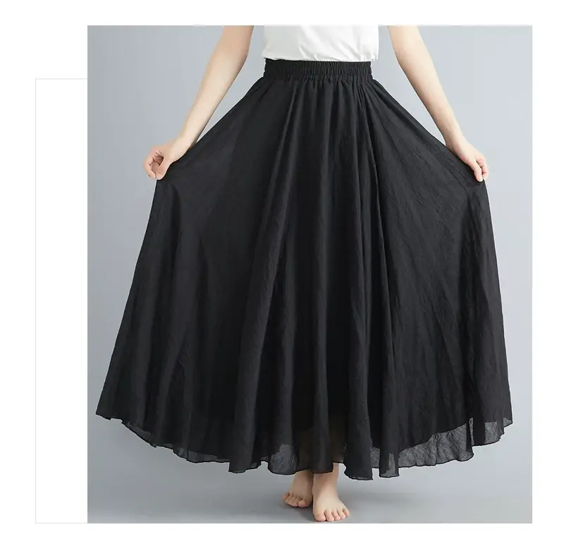 Lotte New Composition A-Line Skirt Red Large — feature 29