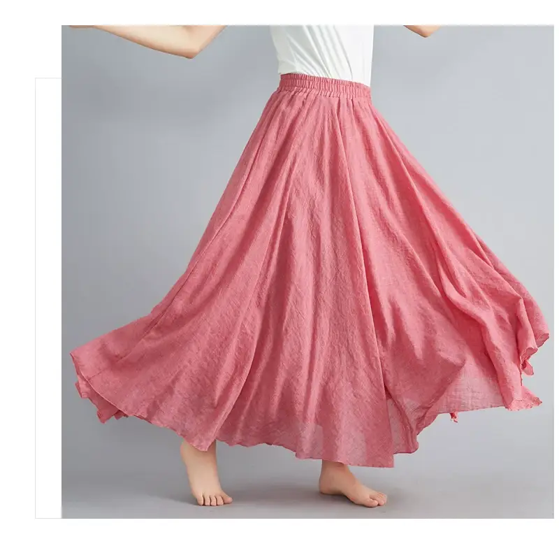 Lotte New Composition A-Line Skirt Red Large — feature 41