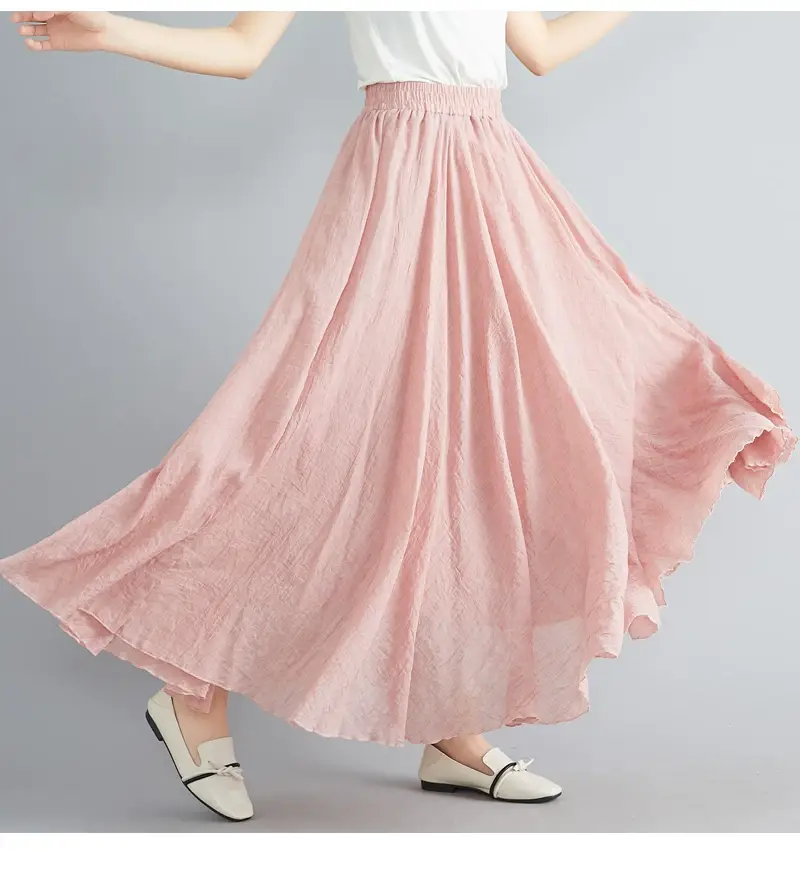 Lotte New Composition A-Line Skirt Red Large — feature 54