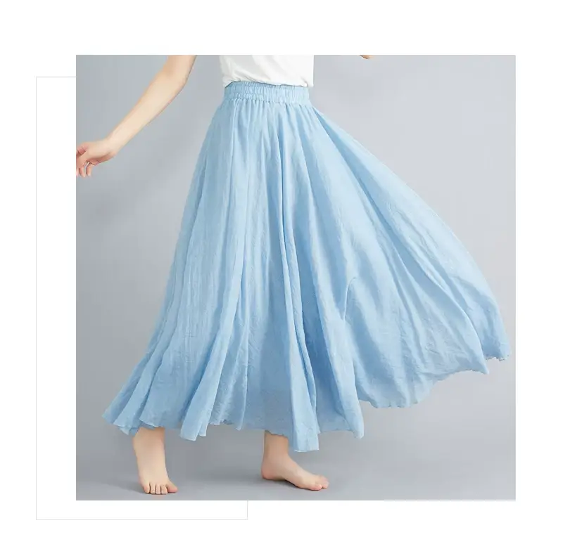 Lotte New Composition A-Line Skirt Red Large — feature 59