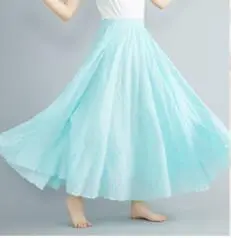 Lotte New Composition A-Line Skirt Red Large - Image 7