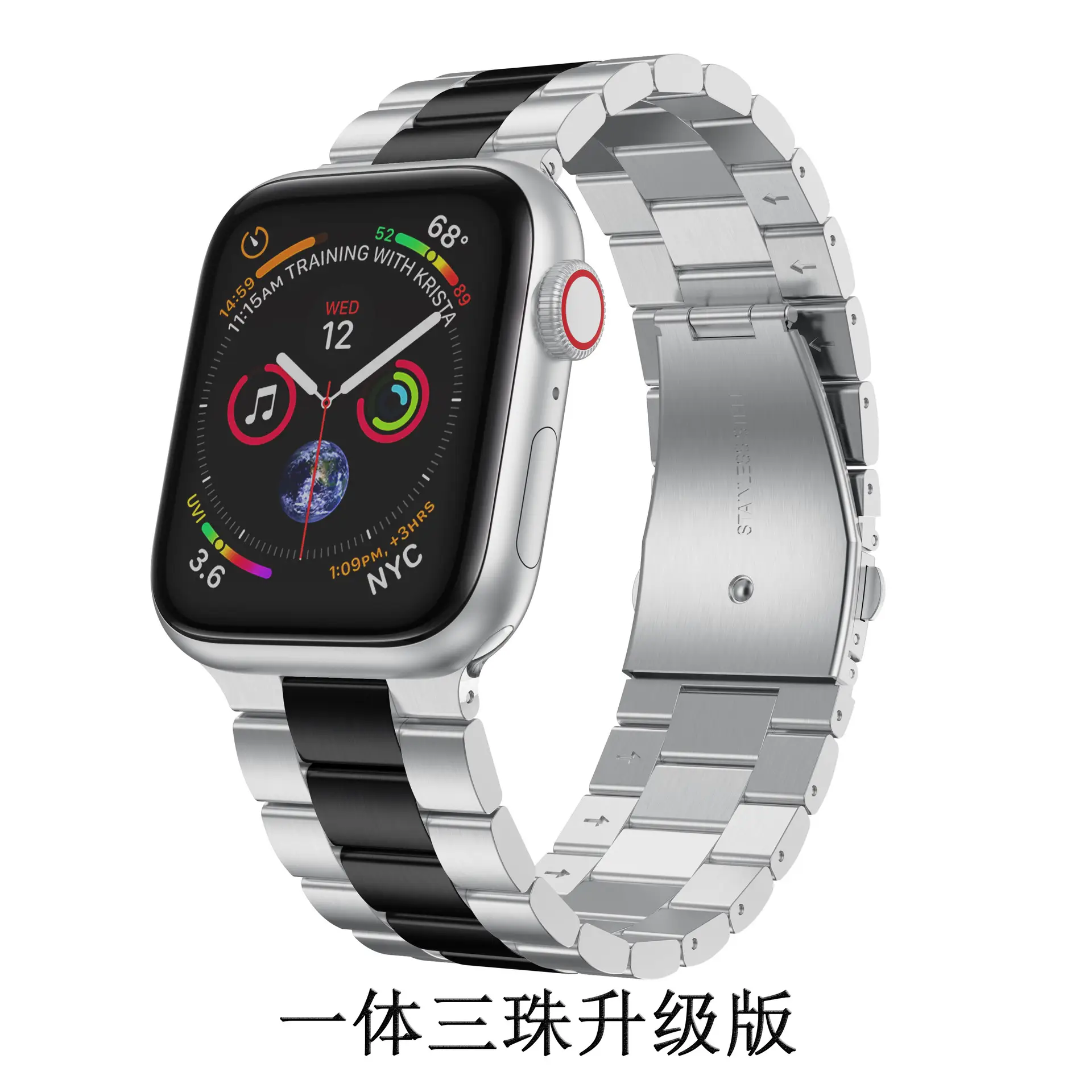Apple Watch Integrated Stainless Steel Strap - Image 12