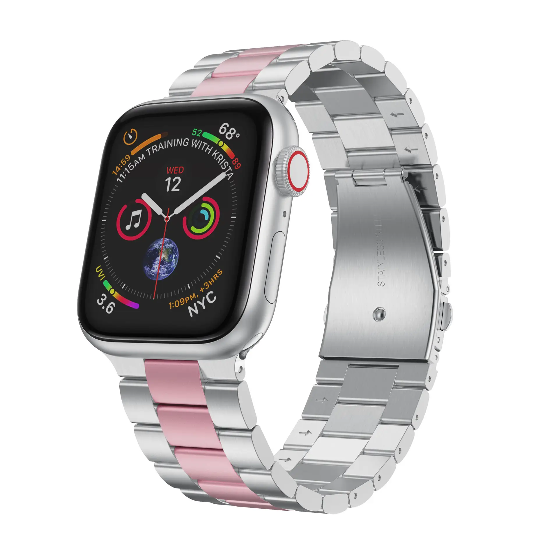 Apple Watch Integrated Stainless Steel Strap - Image 10