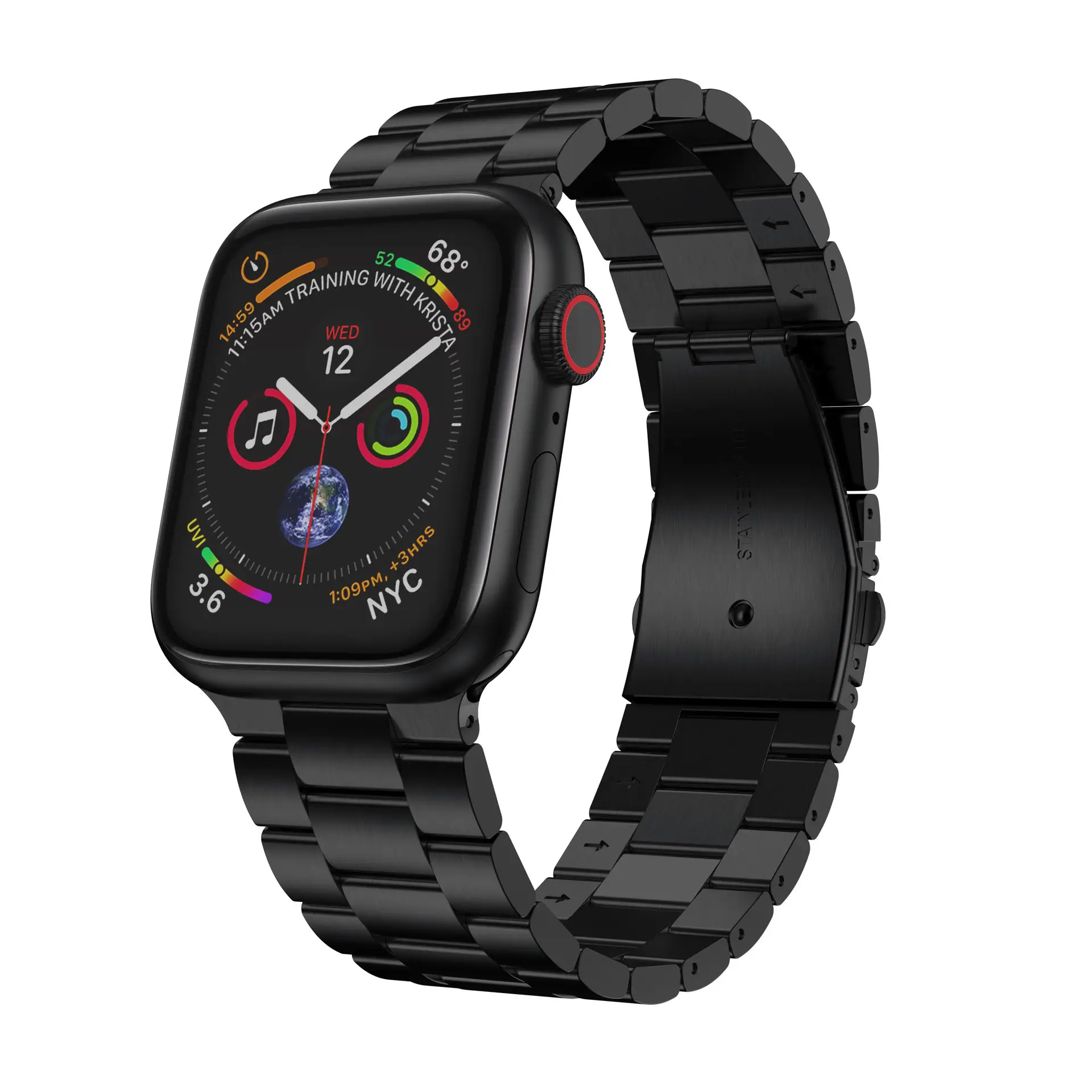 Apple Watch Integrated Stainless Steel Strap - Image 2