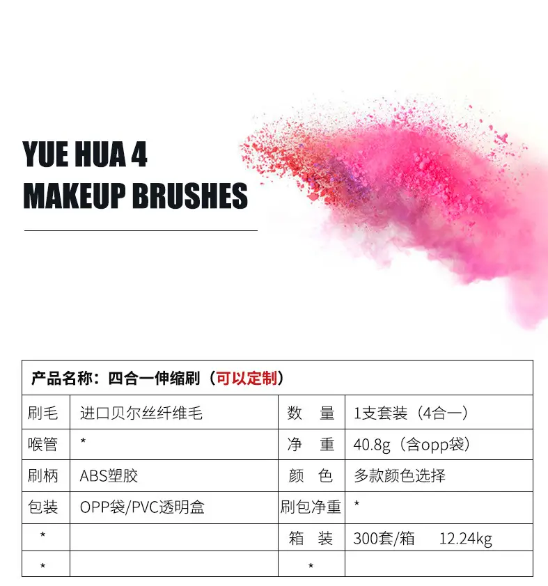 Yasna Four-in-One Makeup Brush Blush Brush — feature 9