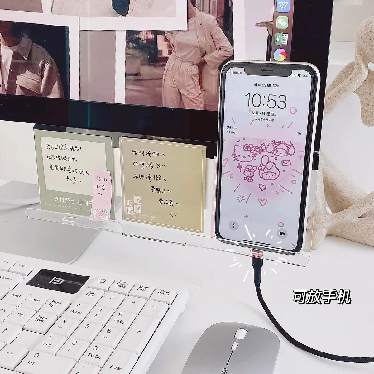 Transparent Sticky Note Board for Desk Computer - Image 20