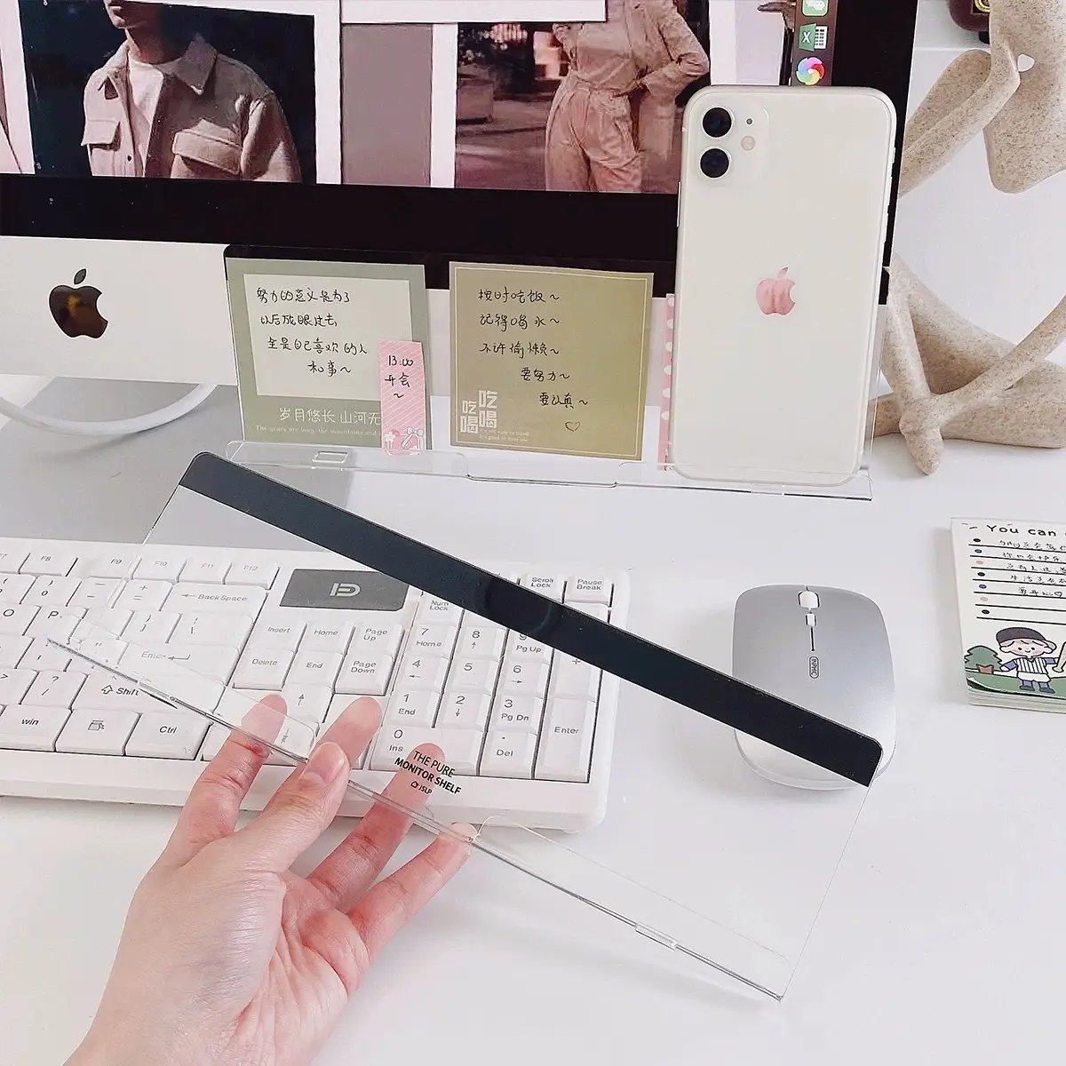 Transparent Sticky Note Board for Desk Computer - Image 21