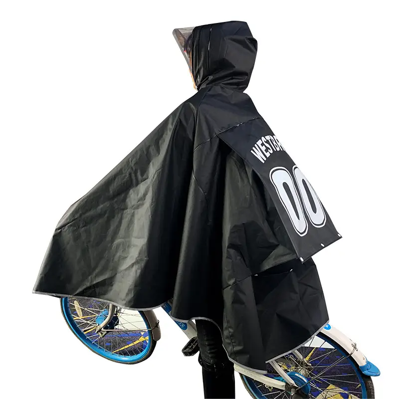 Transparent Bicycle Raincoat for Students & Mountain Bikers - Image 4