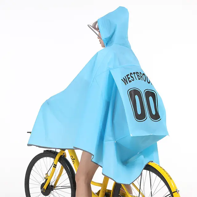 Transparent Bicycle Raincoat for Students & Mountain Bikers - Image 7