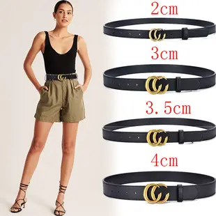 Women's Brown Leather Belt with Silver Buckle — feature 5