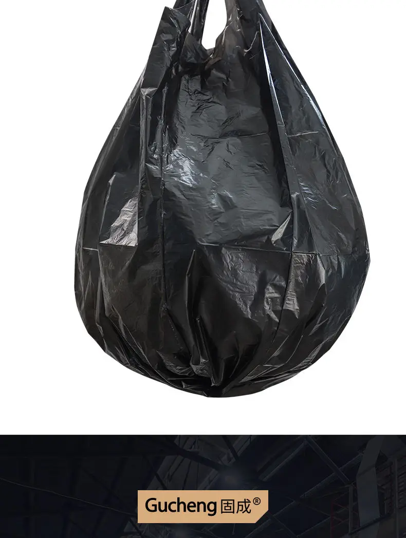 Gucheng Large Satchel Black Garbage Bag — feature 13