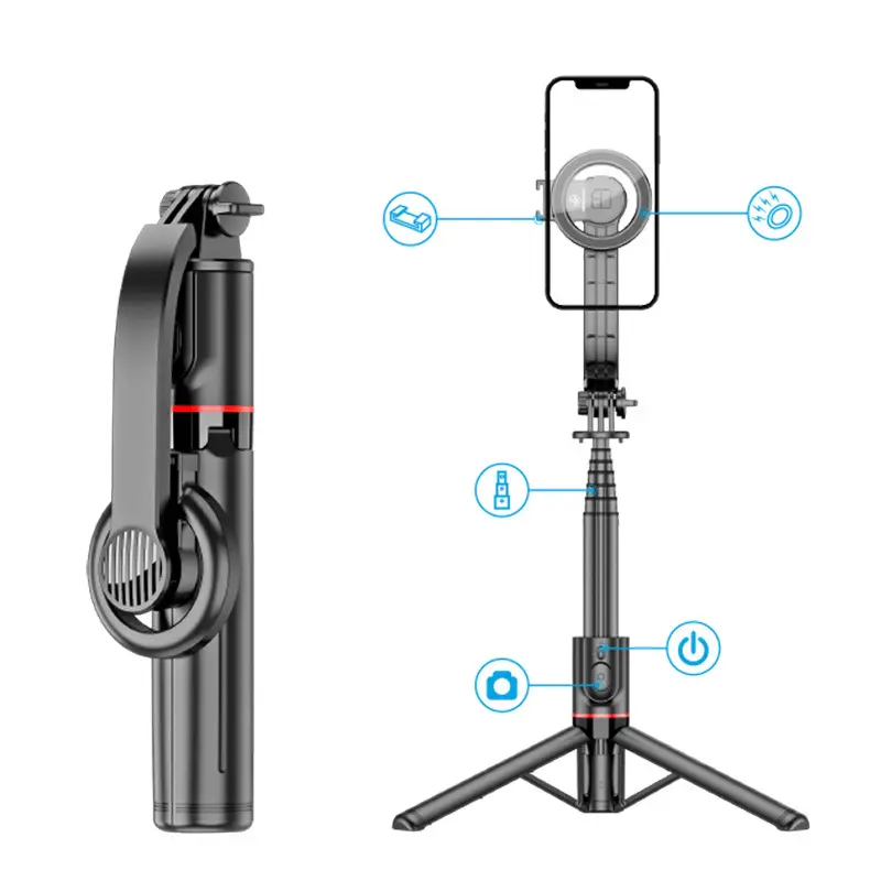 L13 Bluetooth Selfie Stick with 1110mm Tripod Stand - Image 12