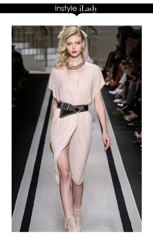 Korean Girdle Belt Belted Skirt Women Loose Fit