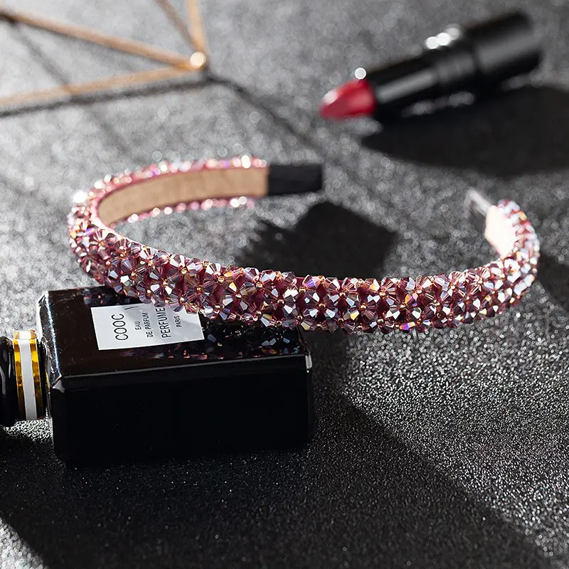 Crystal Beaded Korean Hairband for Women - Image 9