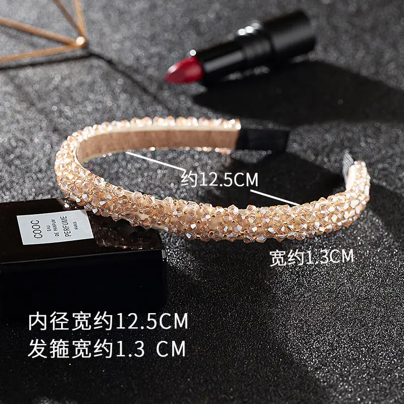 Crystal Beaded Korean Hairband for Women - Image 11