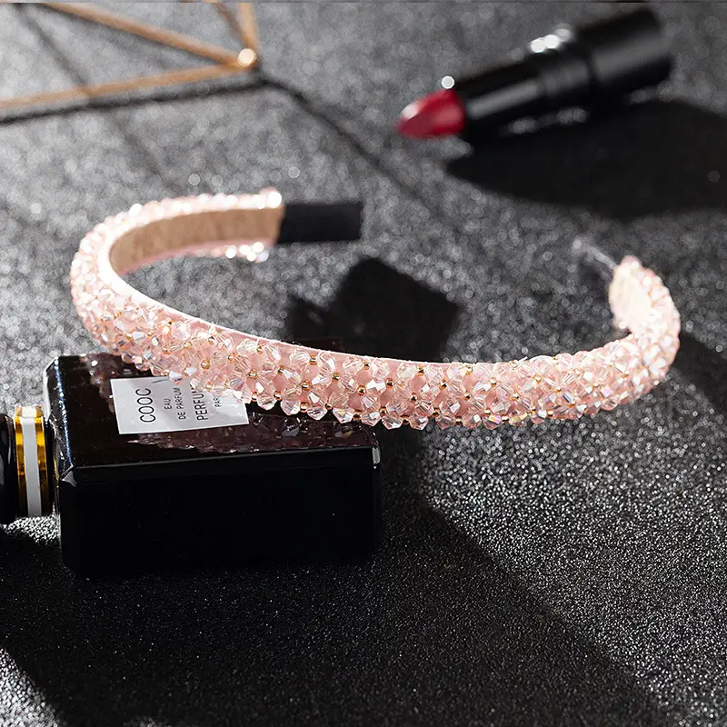 Crystal Beaded Korean Hairband for Women - Image 3