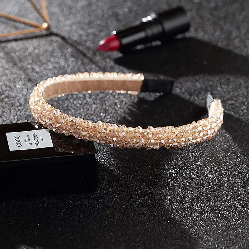 Crystal Beaded Korean Hairband for Women - Image 4