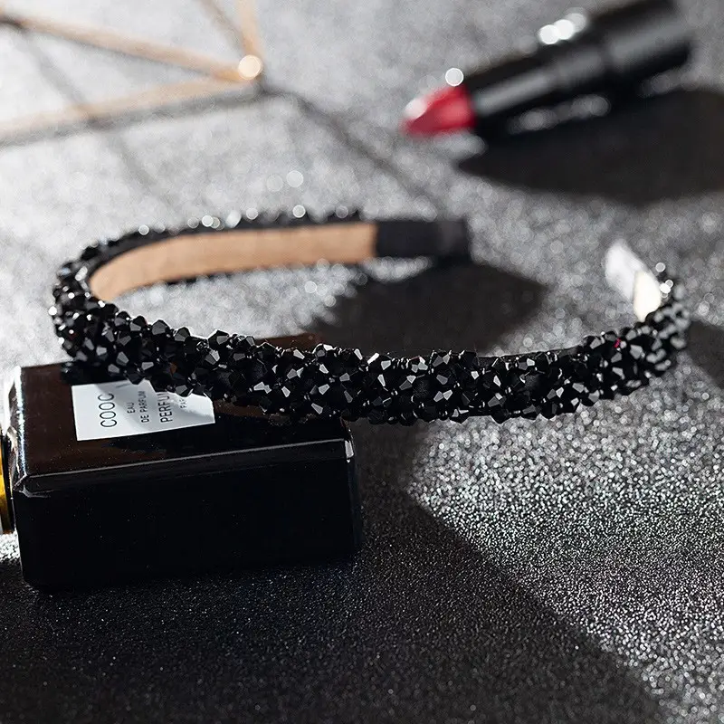 Crystal Beaded Korean Hairband for Women - Image 6