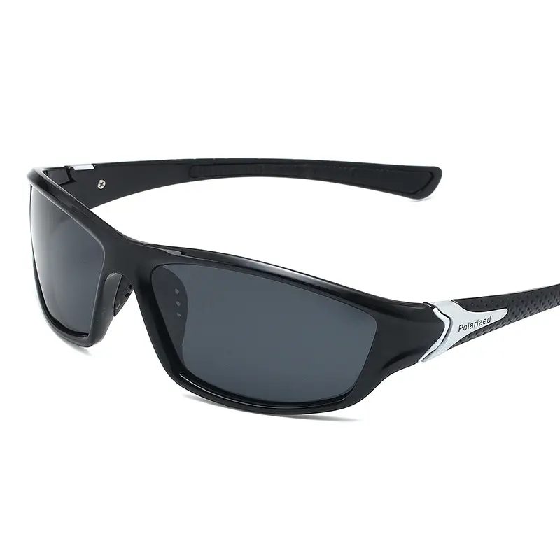 Men's Polarized Night Vision Sunglasses White Black