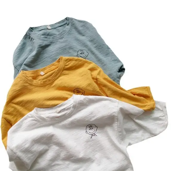 Spring Boys T-Shirt Long Sleeve Round Neck Embroidered Korean Style Loose Fit - Image 8