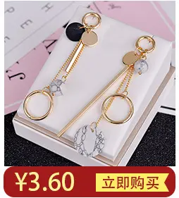 Full Diamond Geometric Long Tassel Earrings for Women — feature 8