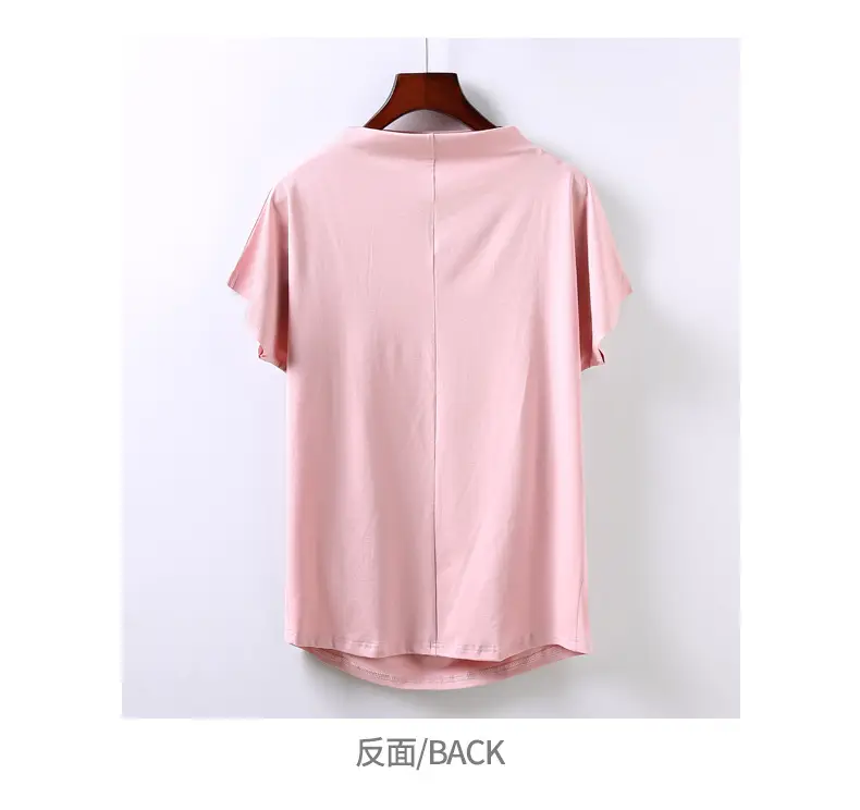 Loose Chubby Girl T-shirt Pink 2021 New — feature 20