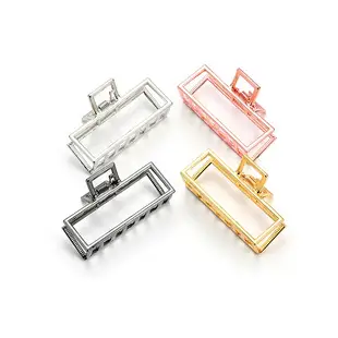 European & American Cross-Country Hair Clip with Geometric Design — feature 3