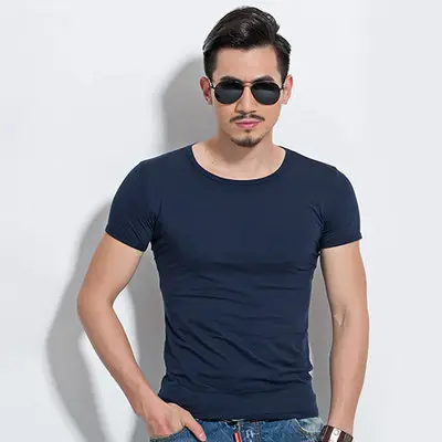 Men's White Short Sleeve T-Shirt Loose Fit Casual Wear - Image 6