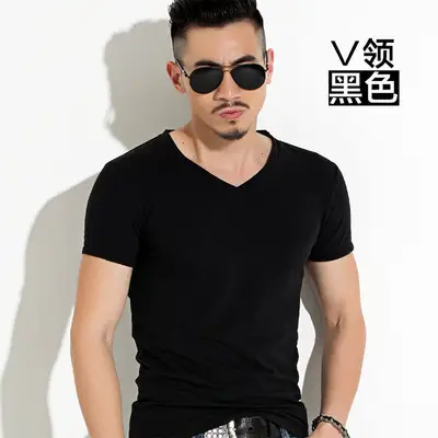 Men's White Short Sleeve T-Shirt Loose Fit Casual Wear - Image 7