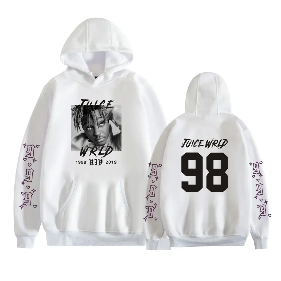 Red Tie-Wild 98 Hoodie Set for Men Women Winter - Image 2