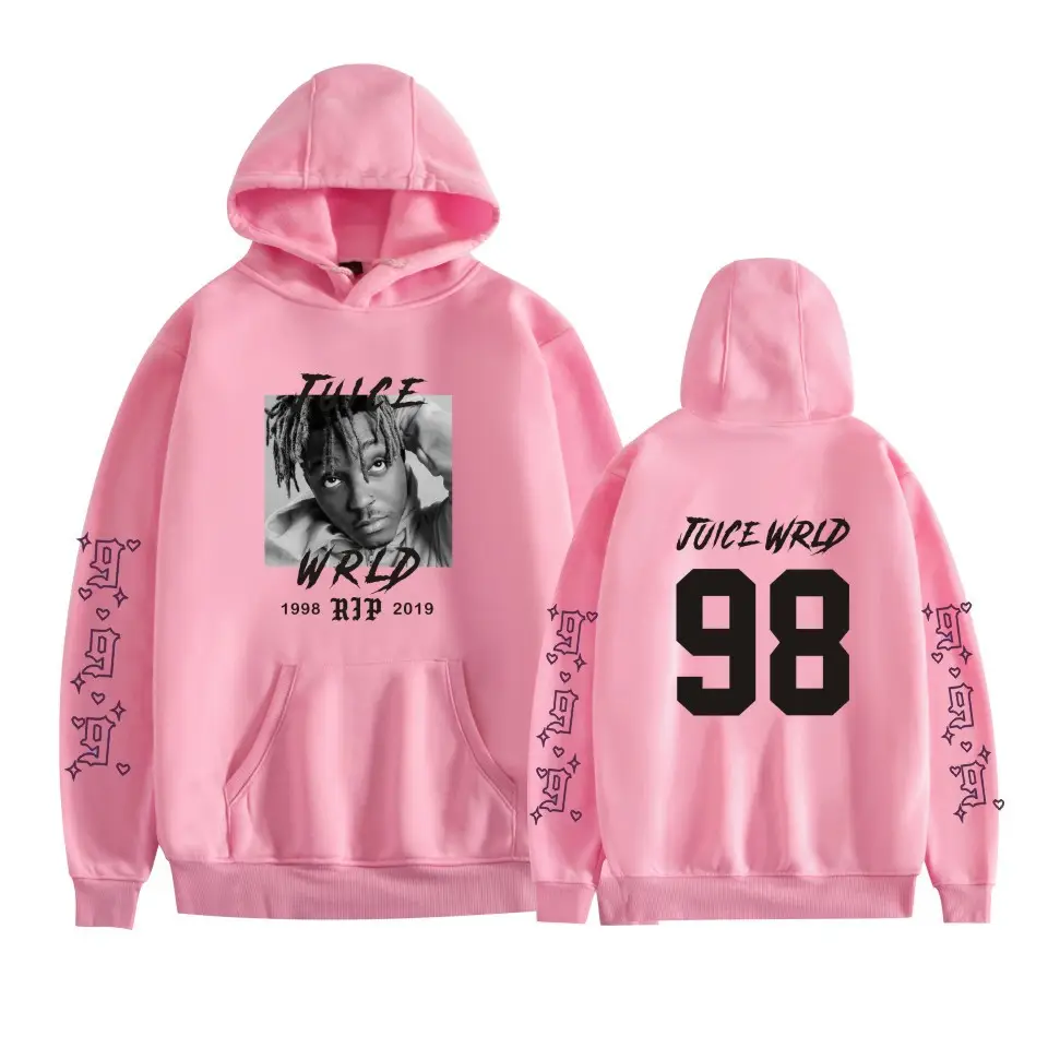 Red Tie-Wild 98 Hoodie Set for Men Women Winter - Image 5