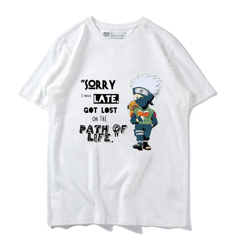 Women's White K-Style Loose T-Shirt Short Sleeve