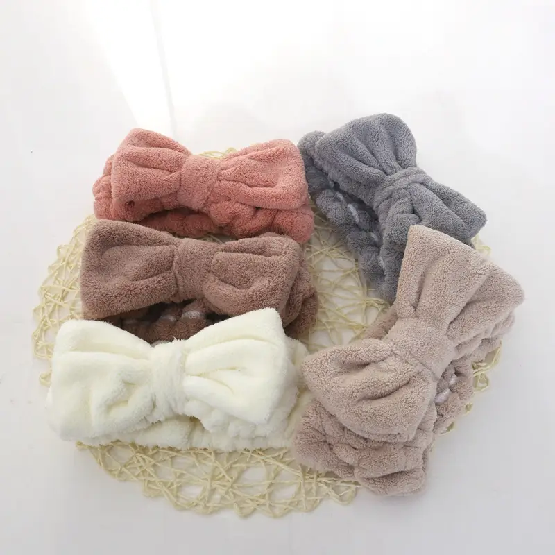 Korean Style Velvet Bow Hair Band for Women