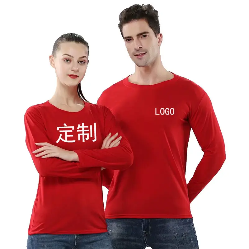 Men Black Long Sleeve T-Shirt with Logo Print