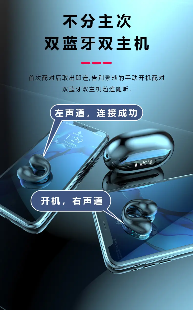 AI Translation Wireless Earbuds Black 5.3 Stereo Bluetooth — feature 11