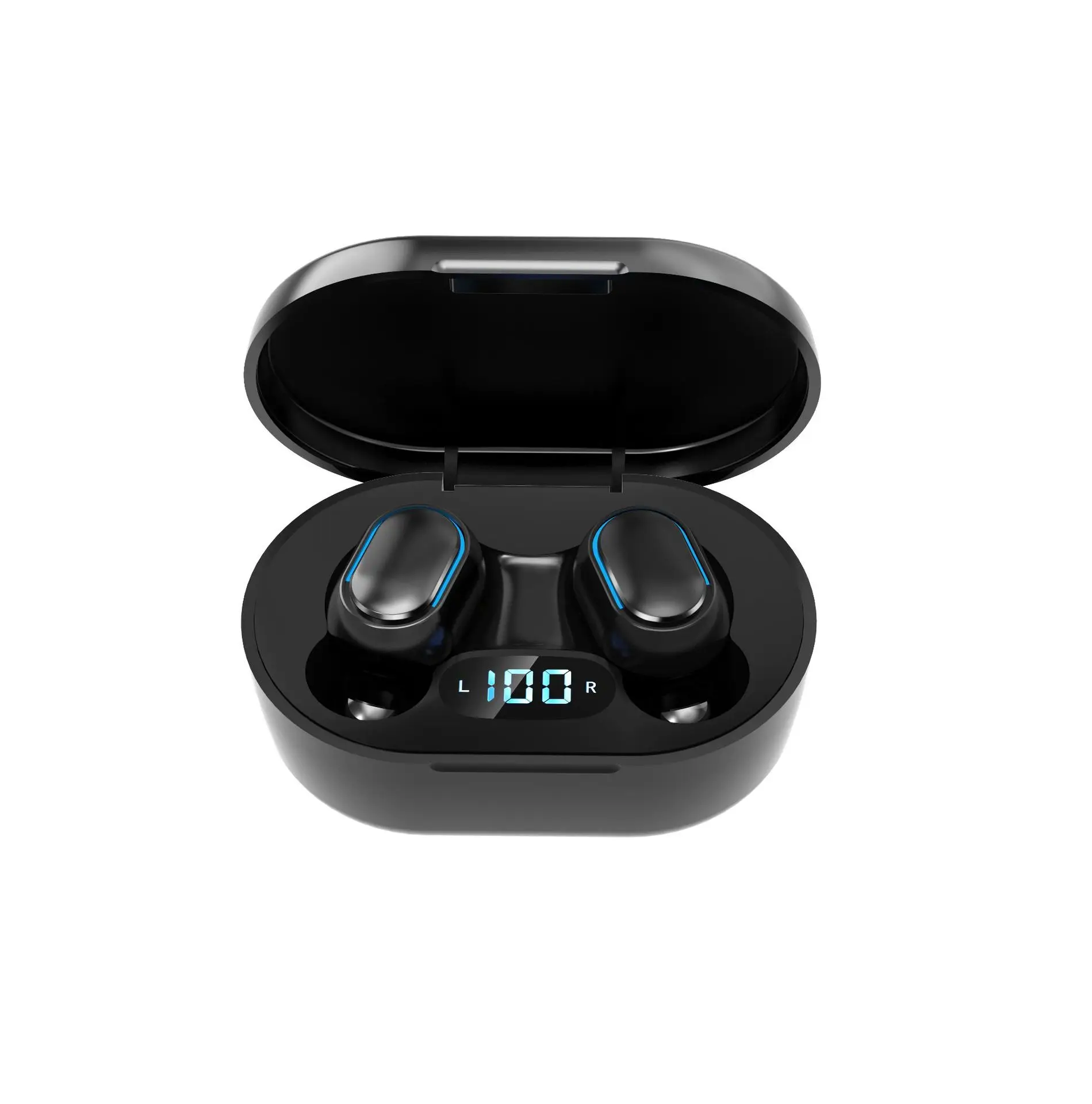AI Translation Wireless Earbuds Black 5.3 Stereo Bluetooth - Image 2