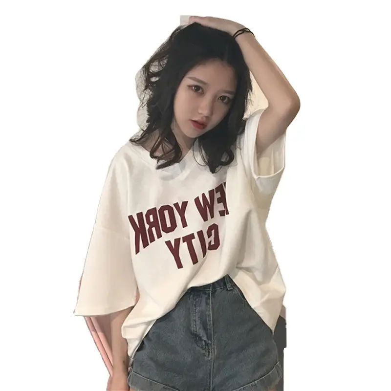 2025 Women V-Neck Letter Print T-Shirt Shorts Set - Image 5
