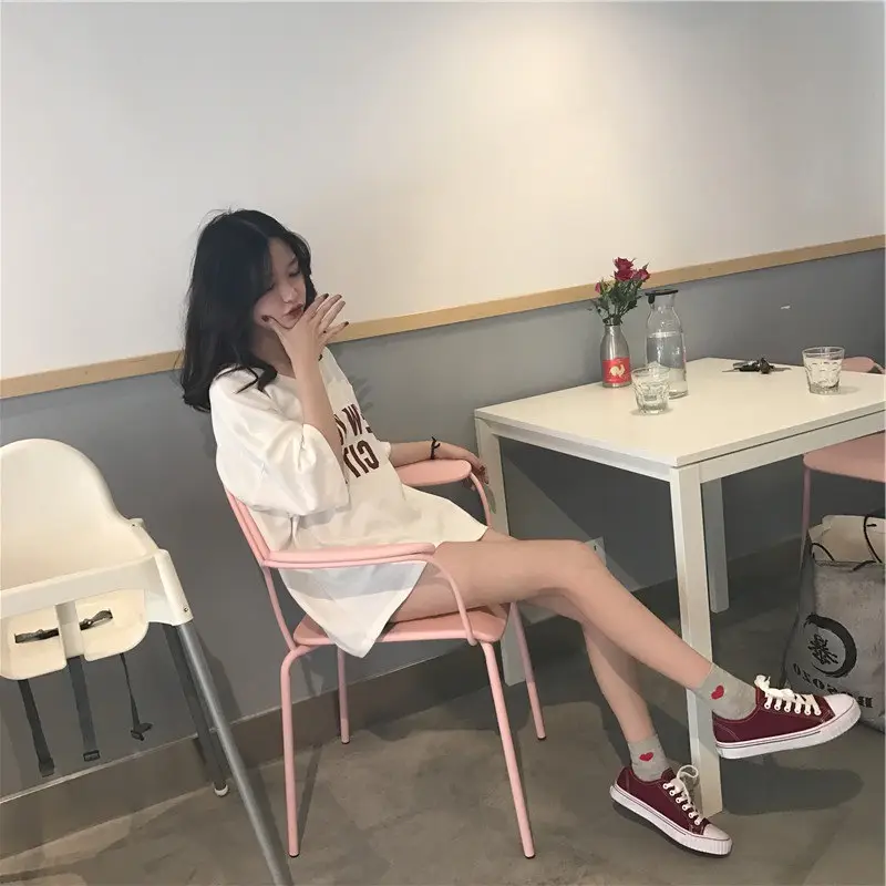 2025 Women V-Neck Letter Print T-Shirt Shorts Set — feature 5