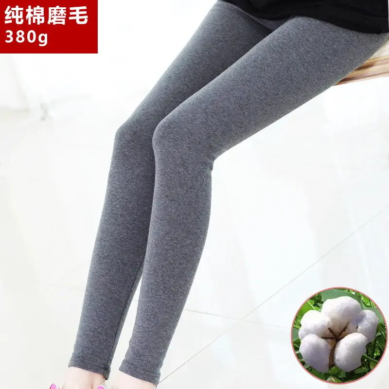 Pure Cotton Slim Fit Leggings Women Autumn Winter Plus Size